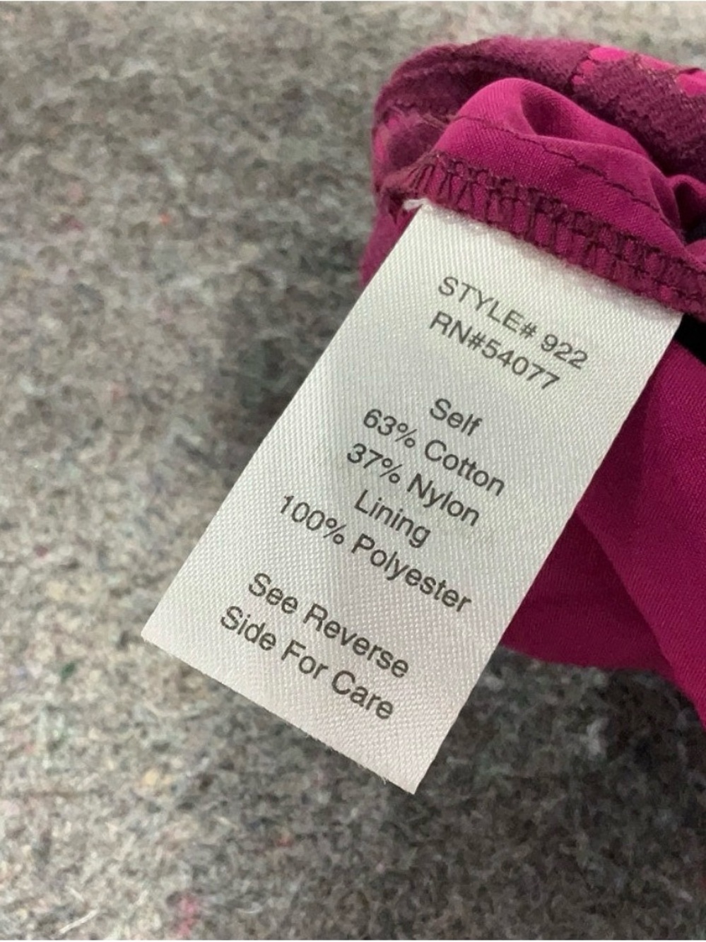 CAbi Burgundy Lace Pencil Skirt - Picture 5 of 7